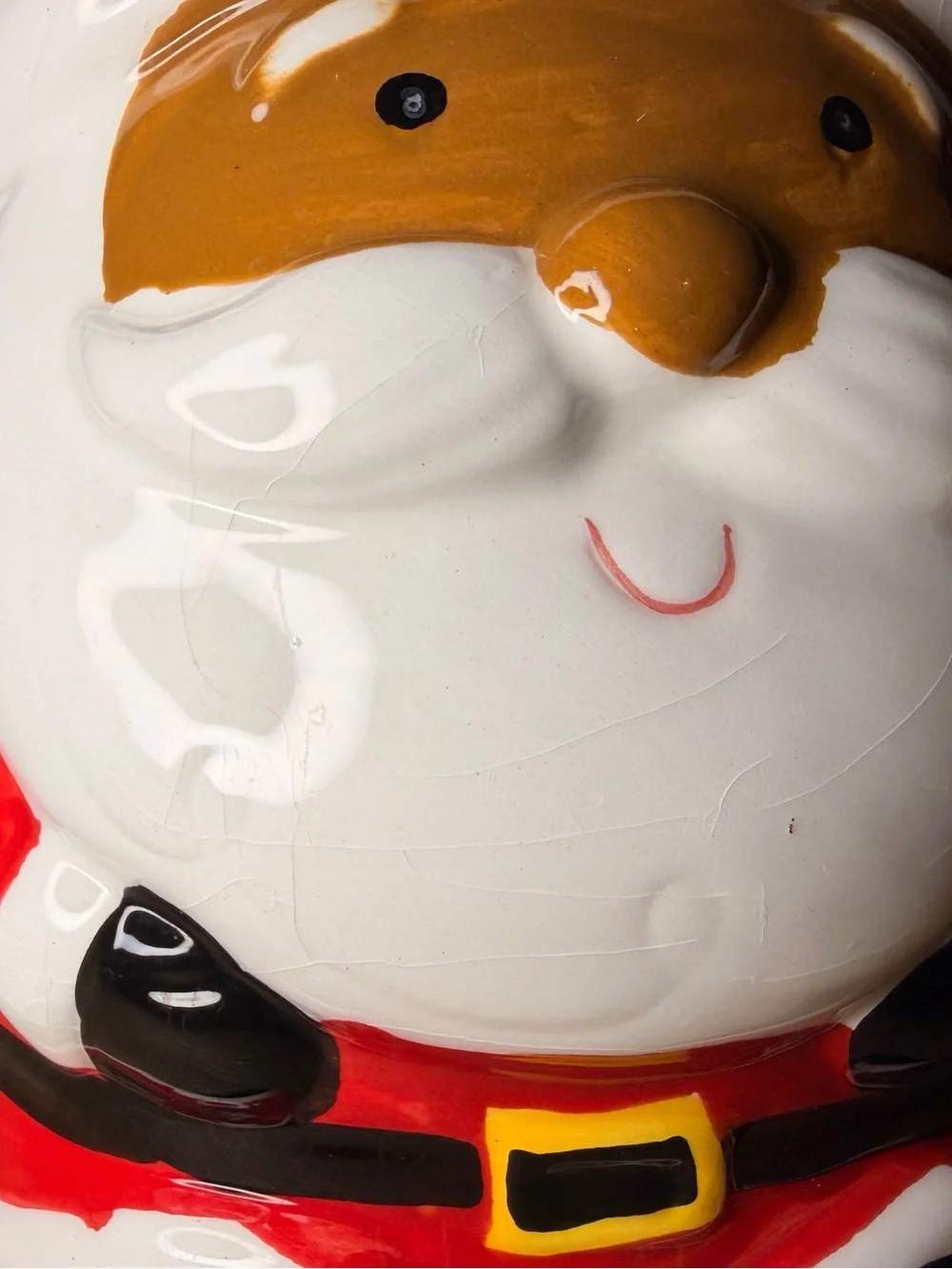Holiday Time Santa Claus Christmas Coffee Mug 3D Figural Ceramic Mug